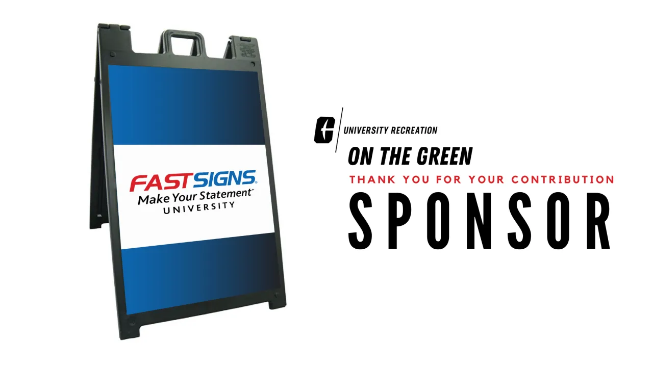 Thank you for sponsoring the golf tournament!