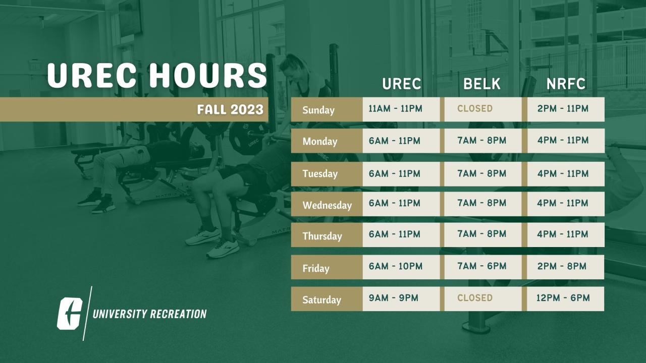 Check out our fall 2023 building hours. Click here.