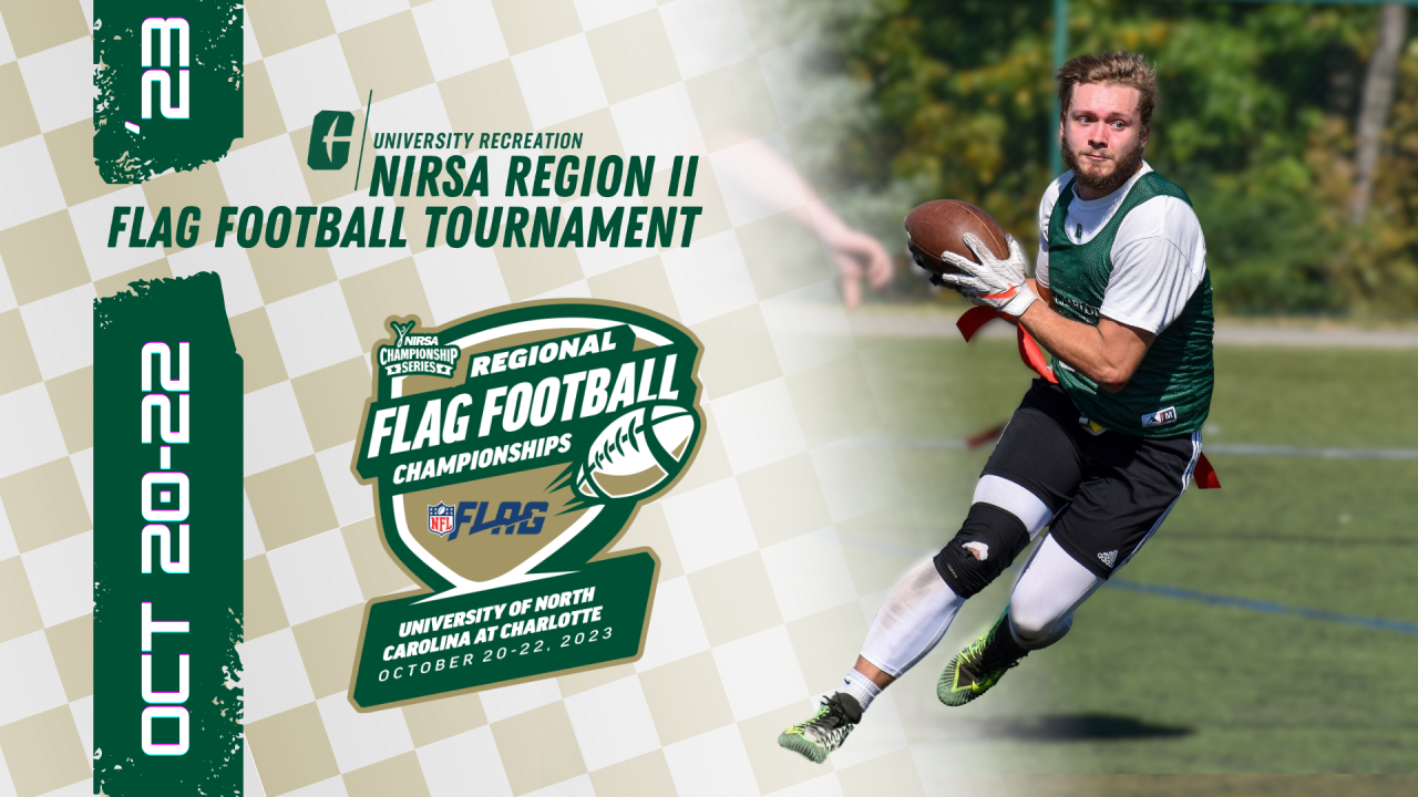 Click here to register for the NIRSA Region II Flag Football Tournament.