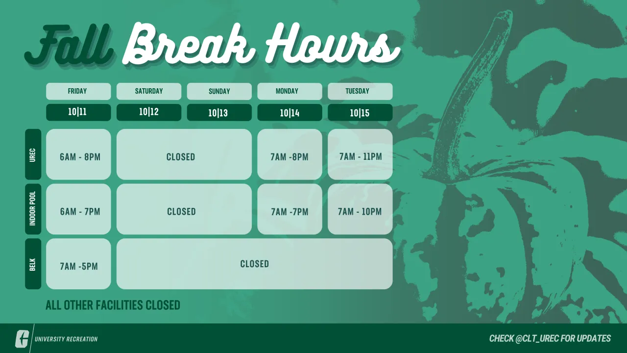 Check out our fall hours.