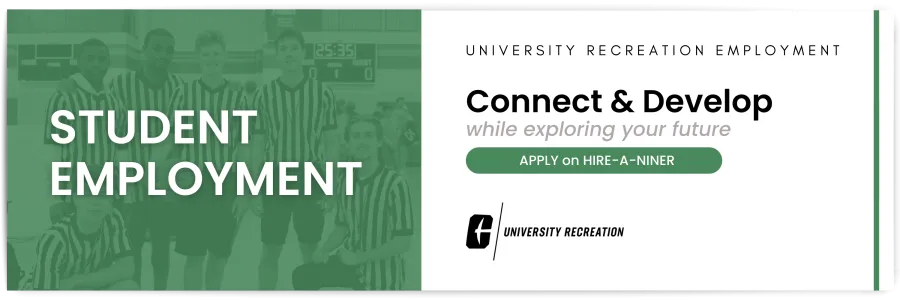 apply on hire a niner for student work positions