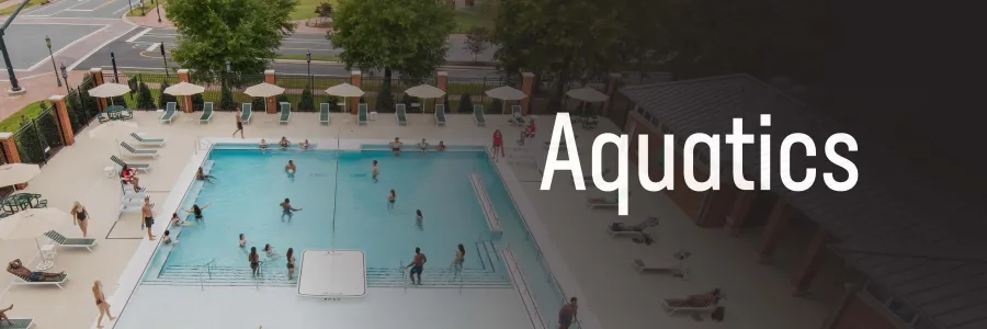 Niners enjoying out beautiful outdoor leisure pool.