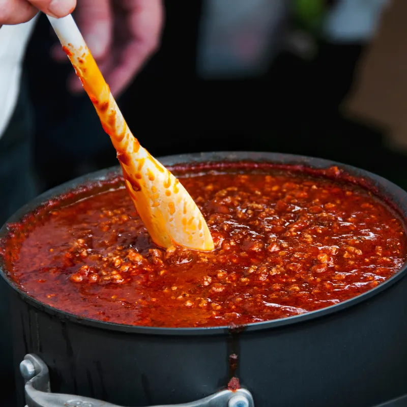 Once a year we host our chili cookoff!