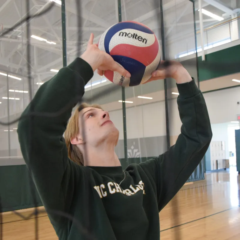 Volleyball leagues run each semester.