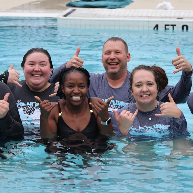 Check out our 2024 Polar Plunge.
