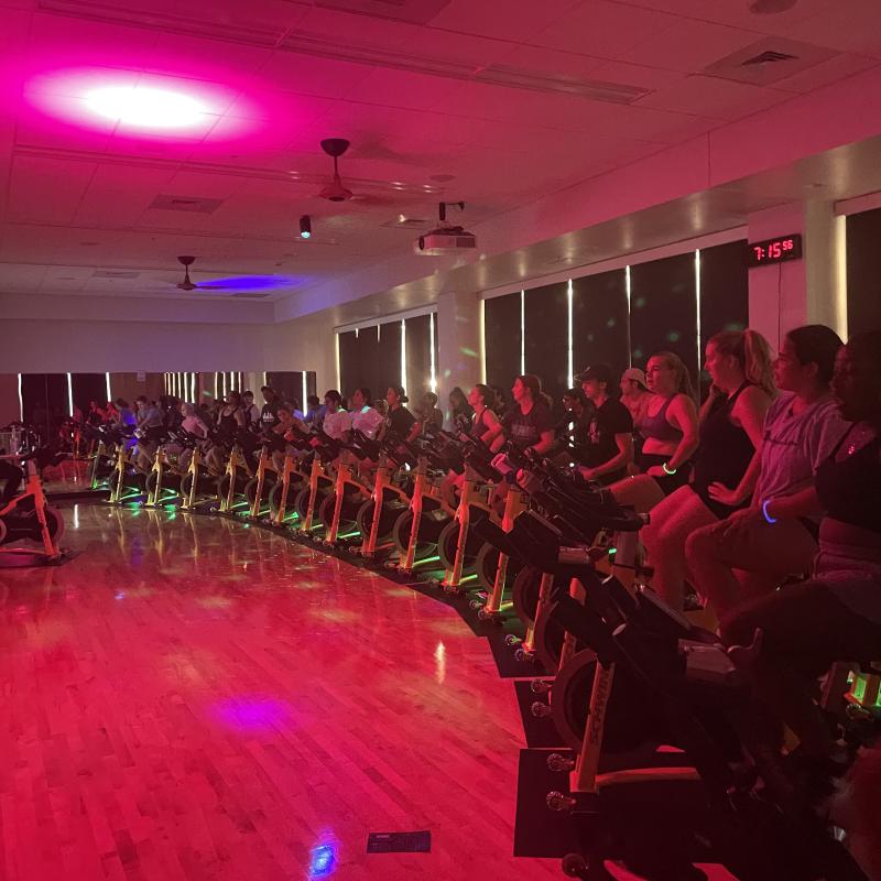 Check our tour de cure cycling class october 3rd at 6p.m..