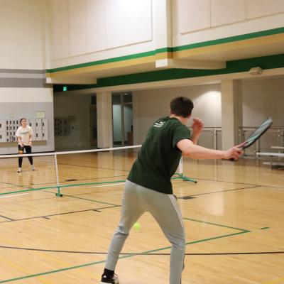 We host pickleball tournaments for students as well.