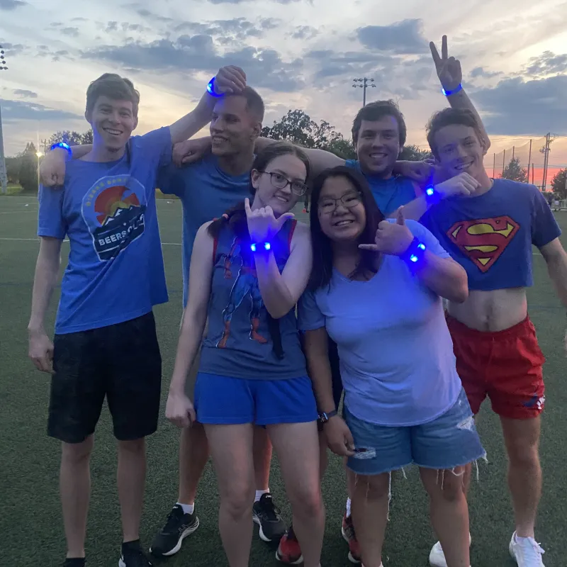 Glow in the dark capture the flag is an event we hold at the beginning of every fall semester.