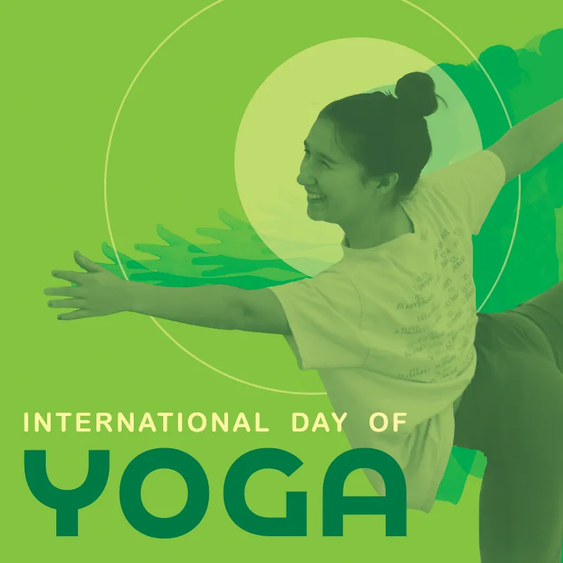 Check out our international day of yoga events on June 21st.