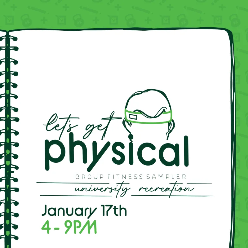 Join us for out spring semester group fitness sampler!