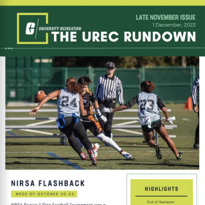 Check out our urec rundown from November 2023.