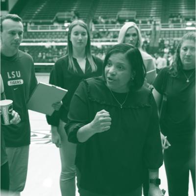 Tonya Johnson is one of two African American volleyball coaches in the SEC.