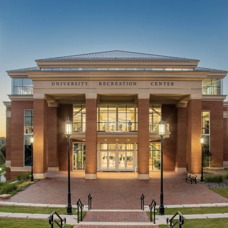 Front, Outdoor photo of UREC